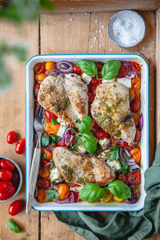 kyckling med pesto