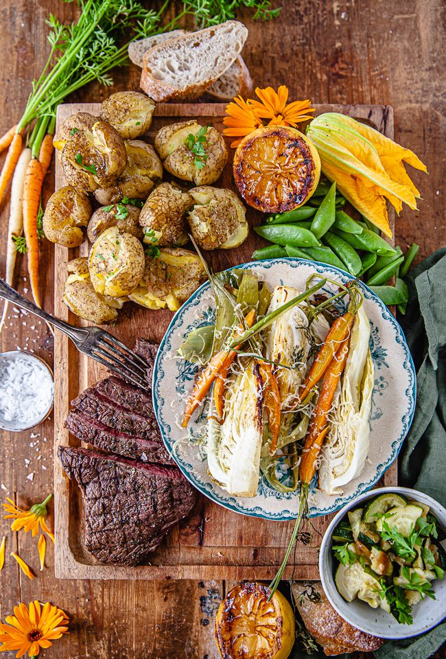 villa puccini, grillmiddag, mat, middag