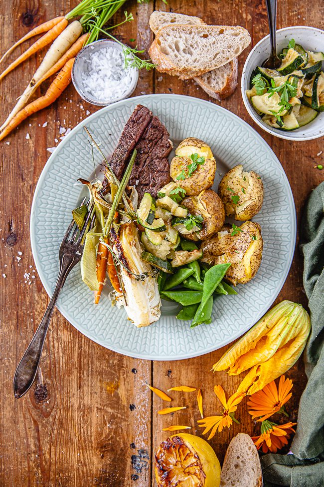 villa puccini, grillmiddag, mat, middag