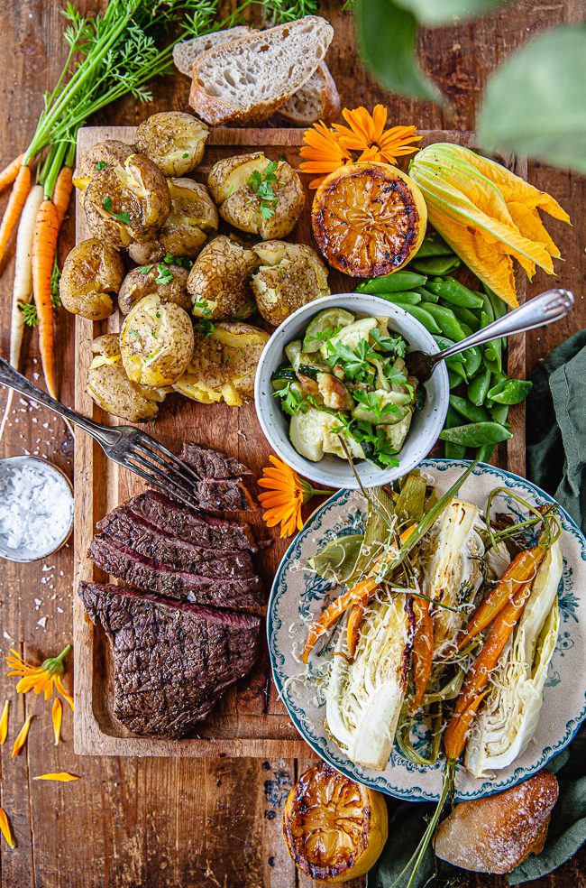 villa puccini, grillmiddag, mat, middag