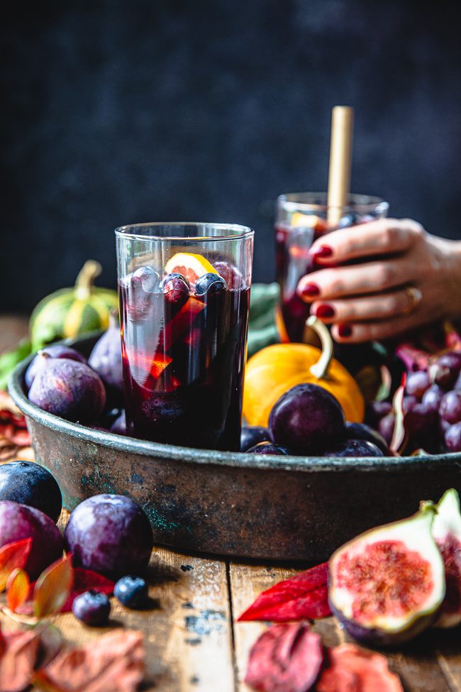 höst, sangria, halloween, drink