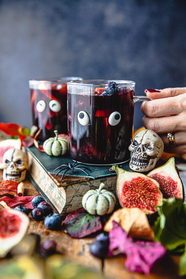 höst, sangria, halloween, drink