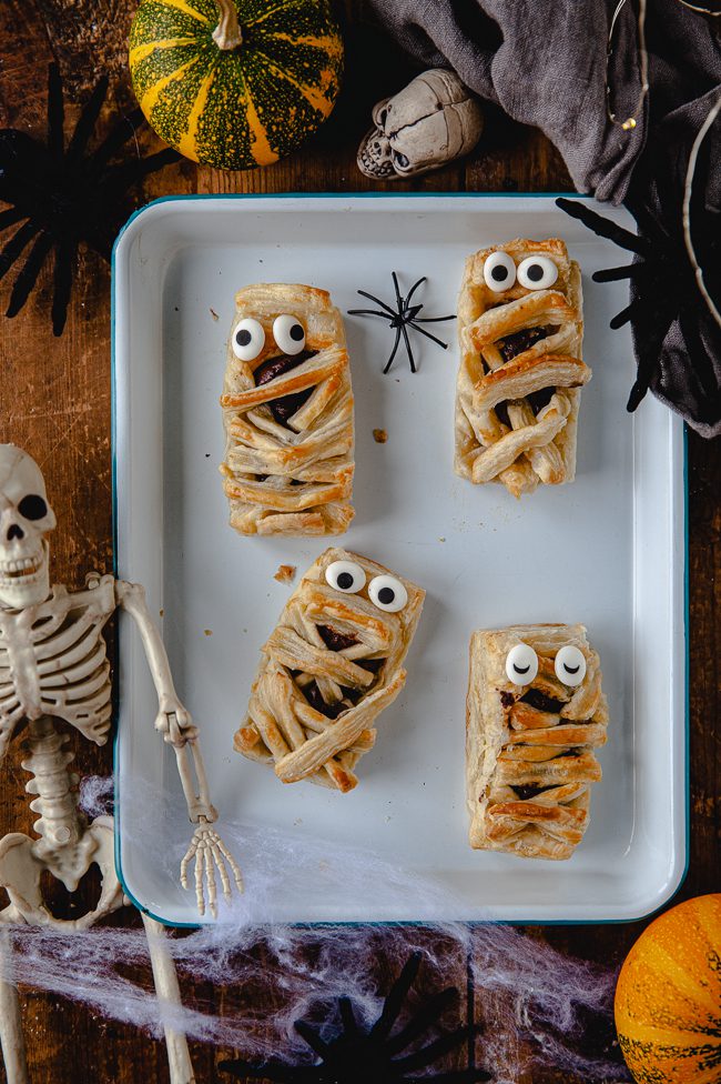 halloween, spöken, mumie, smördeg