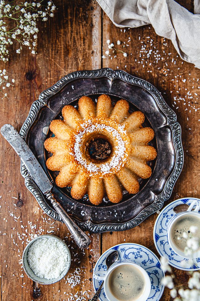 Sockerkaka med kokos, kokossockerkaka