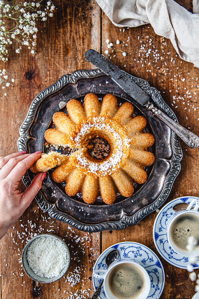 Sockerkaka med kokos, kokossockerkaka