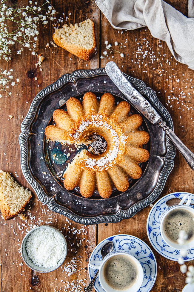 Sockerkaka med kokos, kokossockerkaka