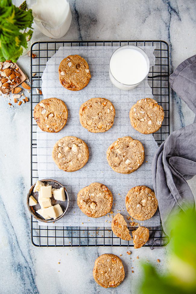 cookies, kakor, småkakor, vit choklad, baka