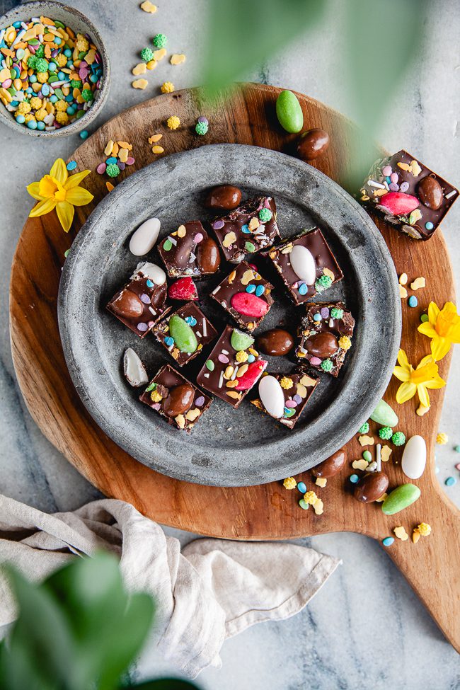 rocky road, påsk, påskgodis, choklad påskägg