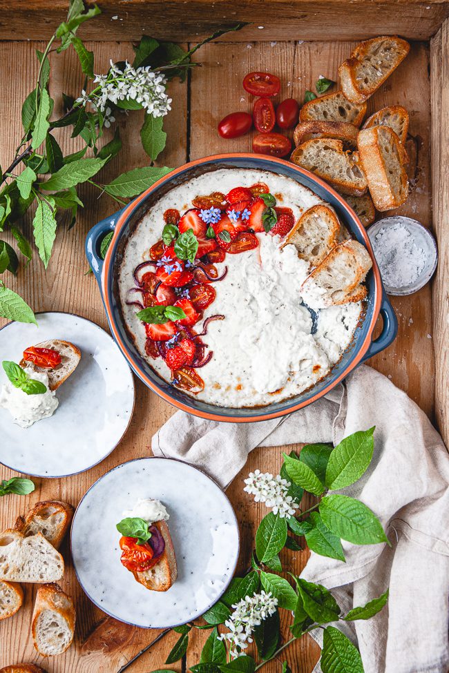 bakad mozzarella, bakad ost, ost i ugn