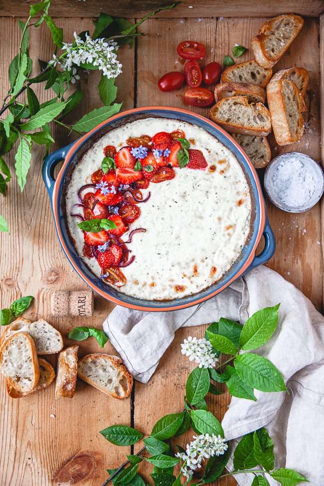 bakad mozzarella, bakad ost, ost i ugn