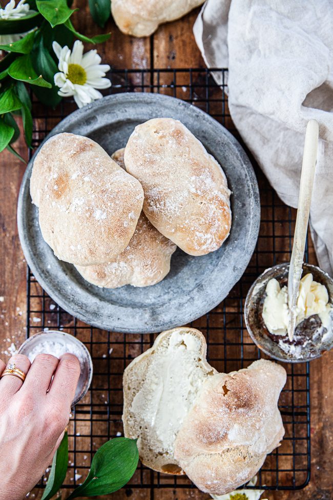 nattjäst bröd, kalljäst bröd, ciabatta