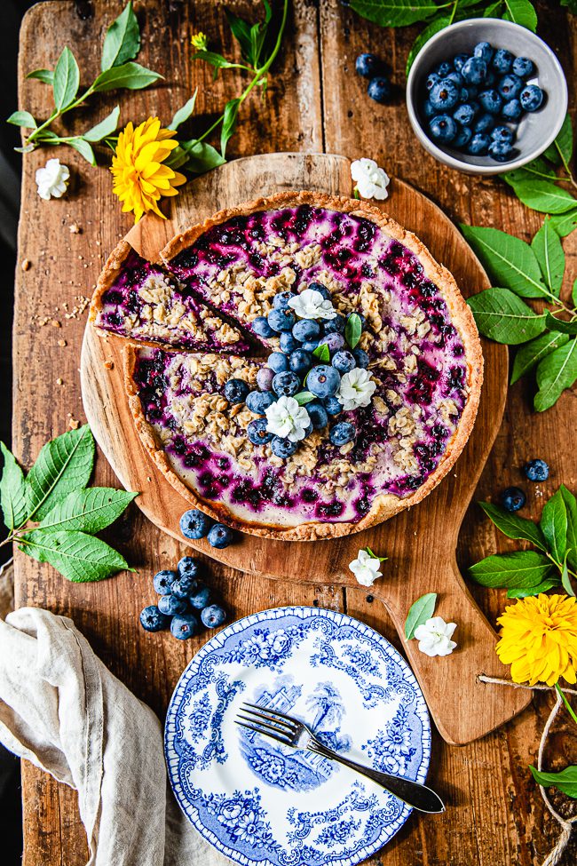 ananaspaj, blabarspaj, blåbär, paj, bärpaj