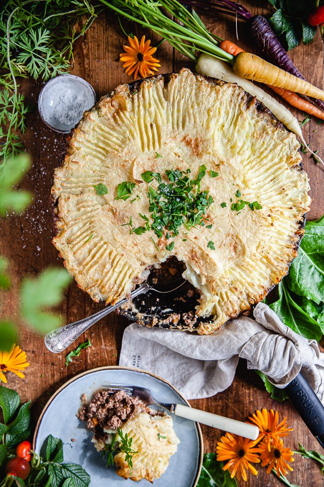 köttfärslåda, köttfärsgratäng, engels mat, middag, vardagsmat