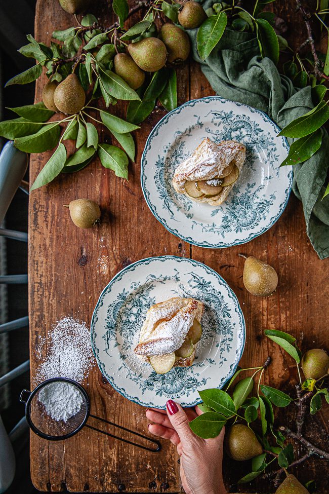 snabb croissant vaniljkräm