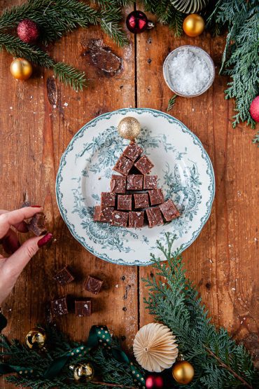 nougatfudge, julgodis, fudge, julgodis med nougat