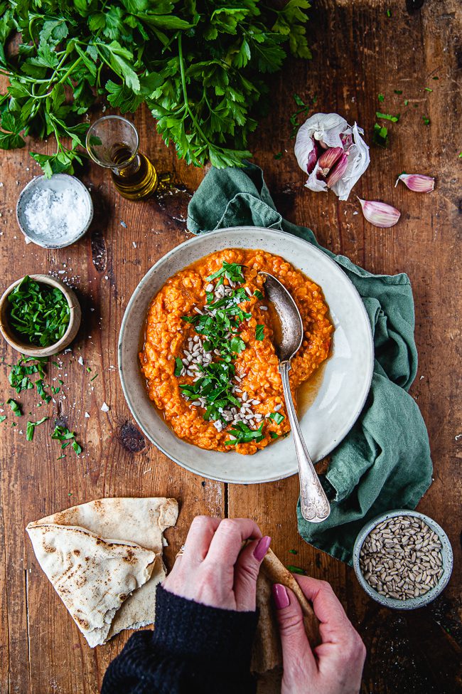 linsgryta, gryta, vegogryta, linser, vegetarisk middag