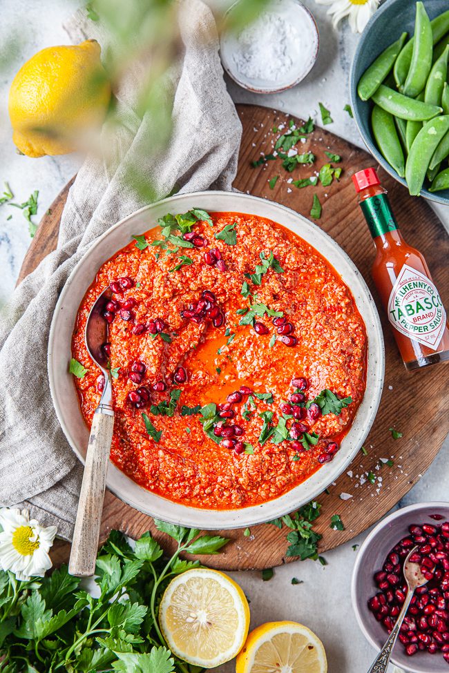 paprikaröra, kall sås, muhammara, dippsås, paprikasås,