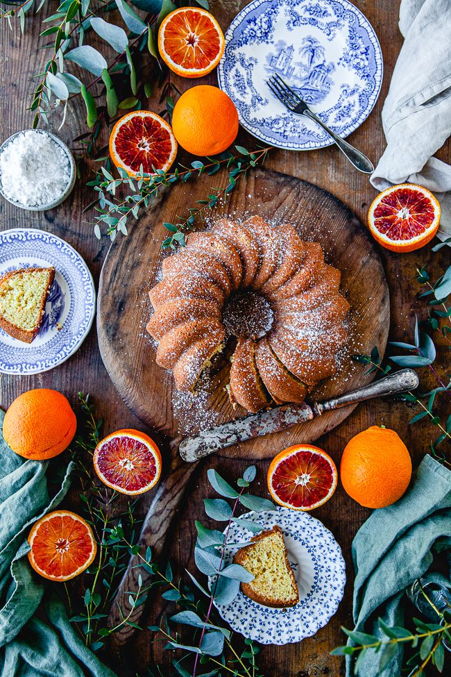 sockerkaka med blodapelsin, apelsinsockerkaka, blodapelsinsockerkaka