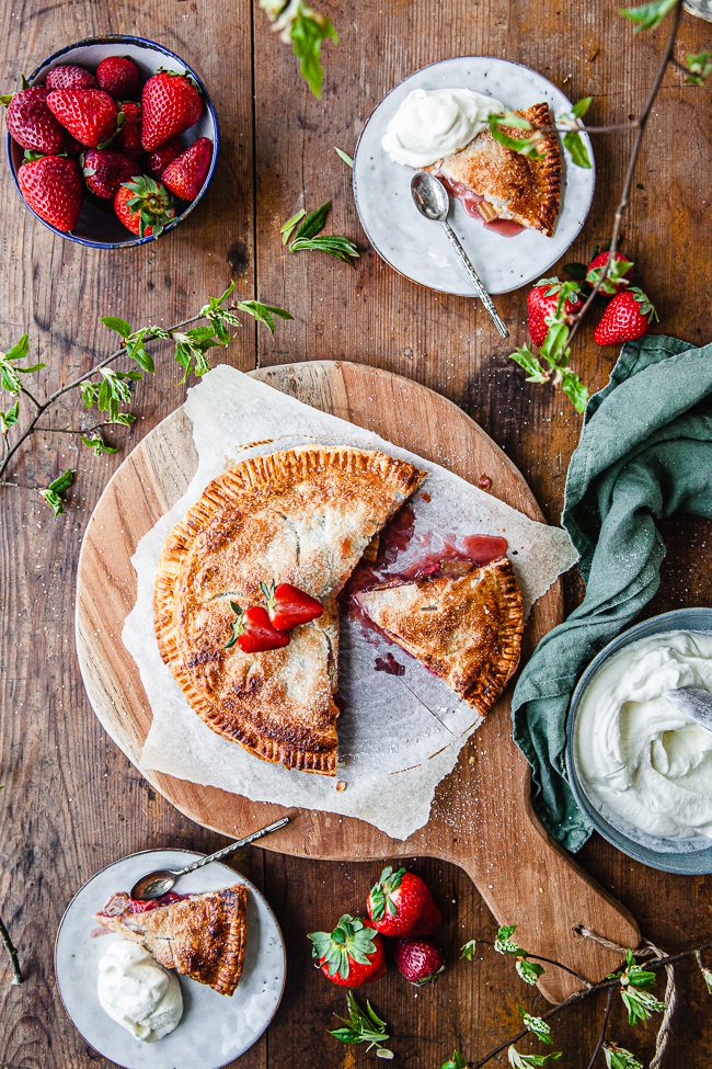 smördegspaj, rabarberpaj, paj, mors dag, dessert till mors dag