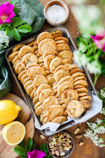 pistagekakor, småkakor, fika, baka, småkakor