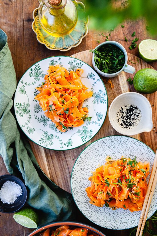 Asiatisk morotssallad