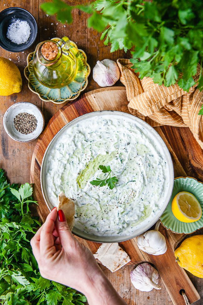 Recept på min BÄSTA tzatziki