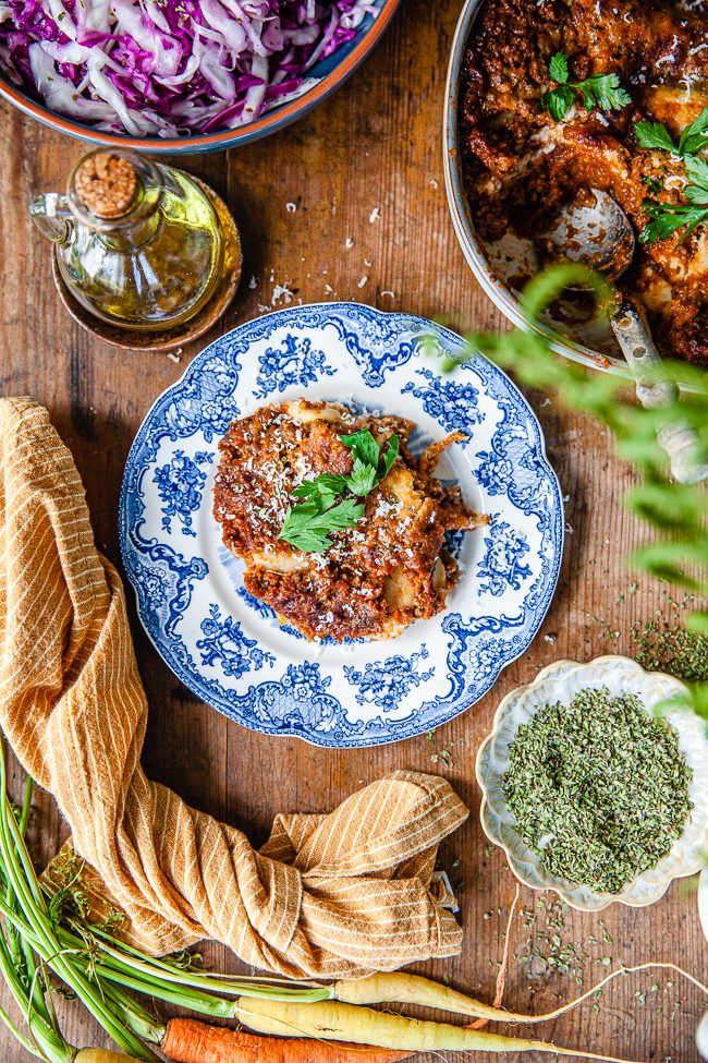 Lasagne med extra mycket grönsaker