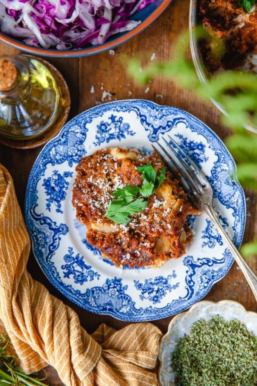 Lasagne med extra mycket grönsaker