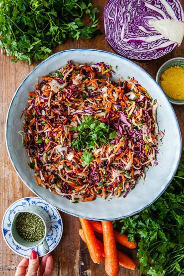 Treveckorssallad – enkelt recept på sallad som håller i kylen