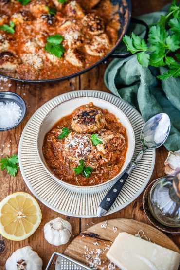 Kycklingkottbullar med parmesan