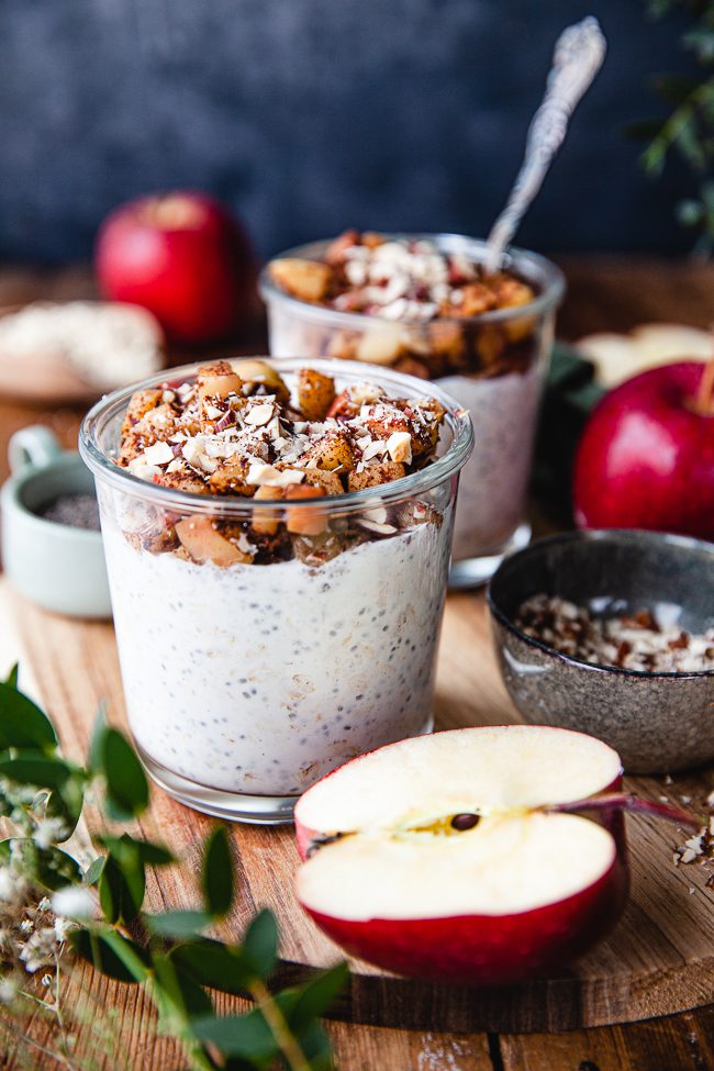 overnightoats med äpple